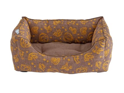 Pelech KIWI WALKER Kiwi & Friends Sofa Bed hnědý (L) 85x70x24cm