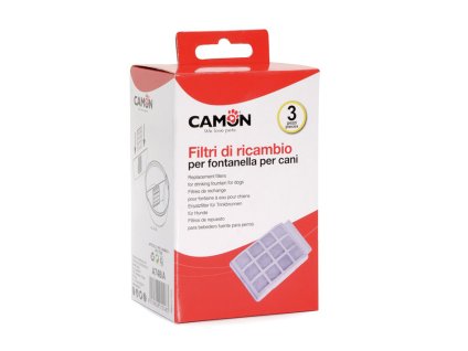 Náhradní filtr pro fontánu CAMON (3ks) (DOPRODEJ)