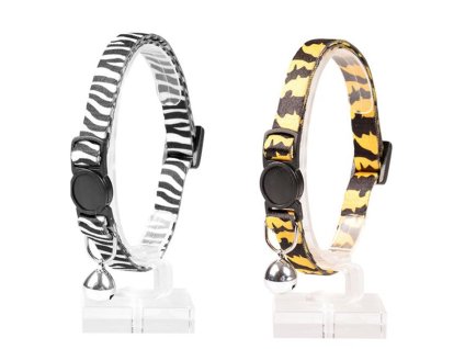 Obojek pro kočku DUVO+ nylonový ZOO 1x20-35 (MIX BAREV)