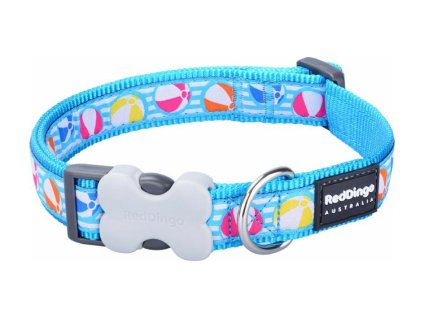Obojek RED DINGO Beach Ball Turquoise 1,2x20-32cm