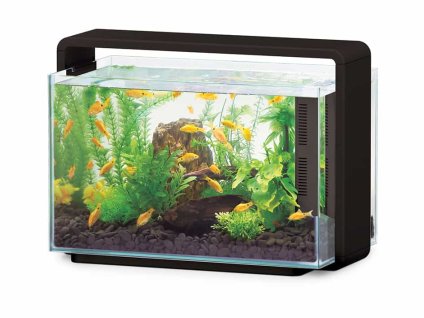 Akvarijní set HAILEA Biotop Nature E-60 černý (60l, 10W) 59x32x42,5cm