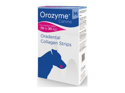 OROZYME žvýkací plátky pro psy (M) (10-30kg) 141g