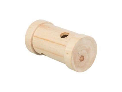 Dřevěný váleček na pamlsky TRIXIE pro hlodavce 6x11cm