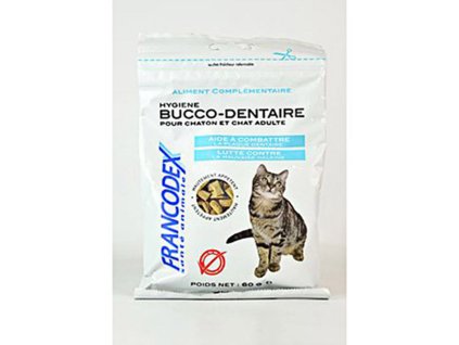 FRANCODEX Breath Dental - pamlsky pro kočky 60g