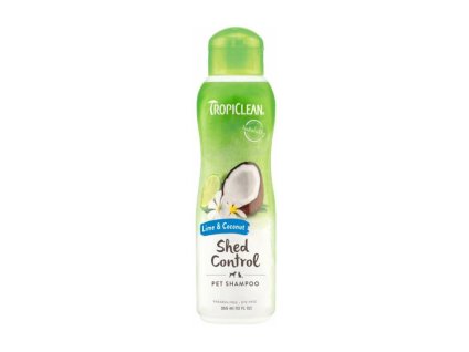 Šampon TROPICLEAN Shed Control Lime & Coconut - proti vypadávání a cuchání srsti 355ml