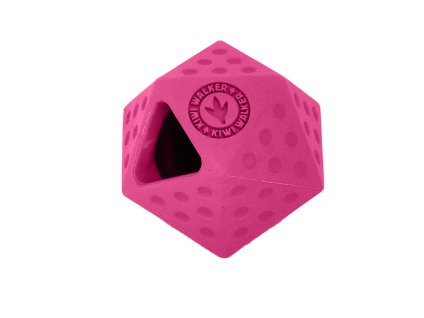 Hračka KIWI WALKER guma - Icosaball Mini růžový 6,5cm