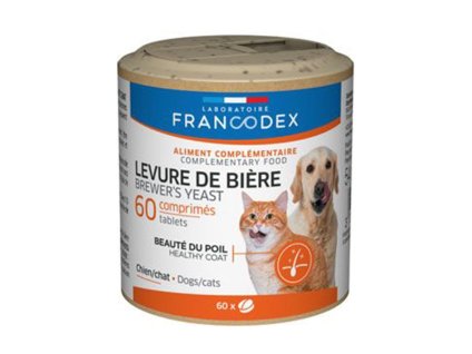 FRANCODEX Brewer Yeast (pivovarské kvasnice) pro psy a kočky (60tbl)