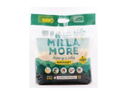Podestýlka MILLA MORE Supersoft osikové štěpky 2kg