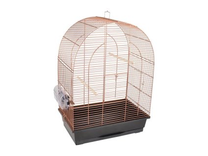 Klec FLAMINGO Klara 2 měděná 45x28x63cm