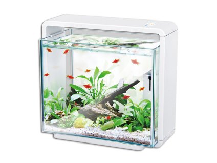 Akvarijní set HAILEA Biotop Nature E-40 bílý (40l, 7W) 47x25x42,5cm