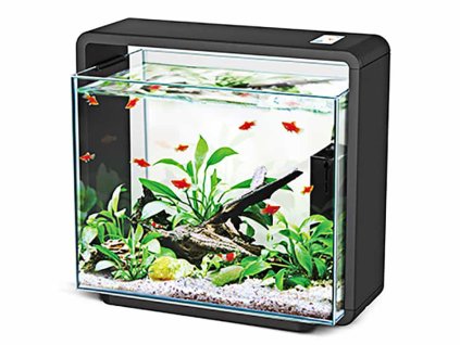 Akvarijní set HAILEA Biotop Nature E-40 černý (40l, 7W) 47x25x42,5cm (DOPRODEJ)