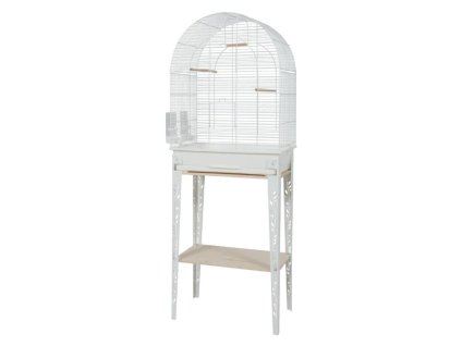 Klec pro ptáky ZOLUX Chic Patio bílá (L) 74x34x53cm (včetně podstavce)