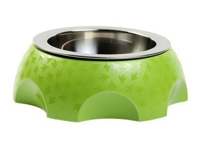 Plastová miska s nerezovým vnitřkem KIWI WALKER Cheese Bowl zelená 9x25,5cm