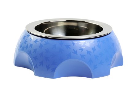 Plastová miska s nerezovým vnitřkem KIWI WALKER Cheese Bowl modrá 9x25,5cm