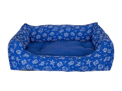 Pelech KIWI WALKER Kiwi & Friends Sofa Bed modrý (XL) 110x85x26cm