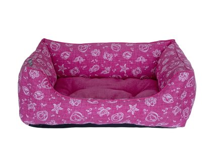Pelech KIWI WALKER Kiwi & Friends Sofa Bed růžový (XL) 110x85x26cm