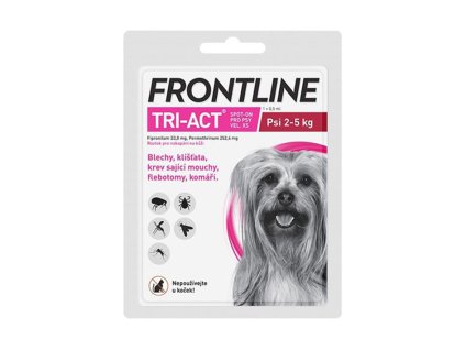 FRONTLINE TRI-ACT Spot-on Dog (XS) 1x0,5ml (pro psy 2-5kg)