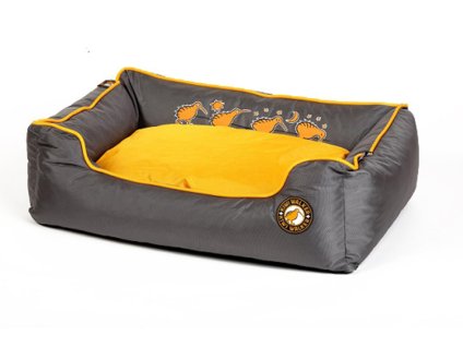 Pelech KIWI WALKER Running Kiwi Sofa Bed Orange/Grey (XXL) 110x80x30cm