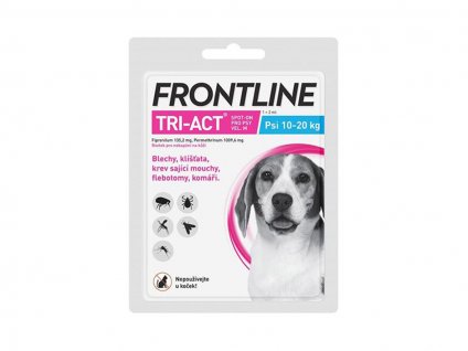 FRONTLINE TRI-ACT Spot-on Dog (M) 1x2ml (pro psy 10-20kg)