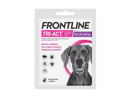 FRONTLINE TRI-ACT Spot-on Dog (L) 1x4ml (pro psy 20-40kg)