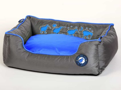 Pelech KIWI WALKER Running Kiwi Sofa Bed Blue/Grey (L) 75x50x24cm