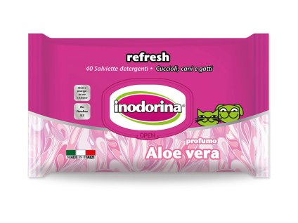 Čistící ubrousky INODORINA Aloe Vera (40ks)