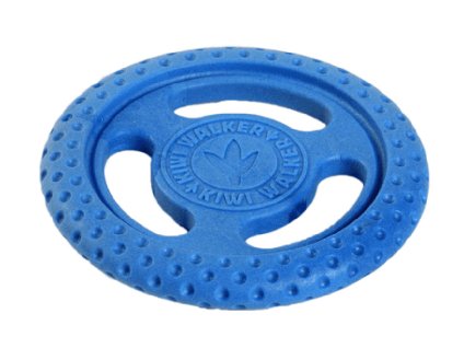 Hračka KIWI WALKER guma TPR - Let's play! Frisbee Maxi modrá 3,5x22cm