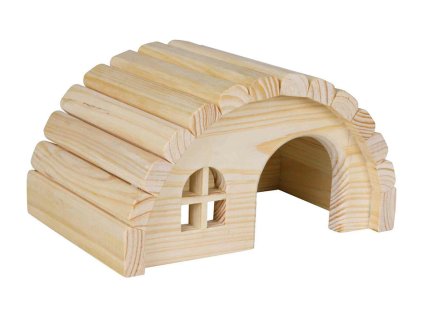 Dřevěný domek TRIXIE iglú pro myši a křečky 19x11x13cm (DOPRODEJ)