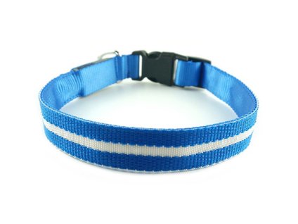 Svítící obojek BENTECH DC1200 (S) modrý