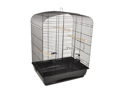 Klec pro ptáky FLAMINGO Budgie Seva černá 54x39x71cm