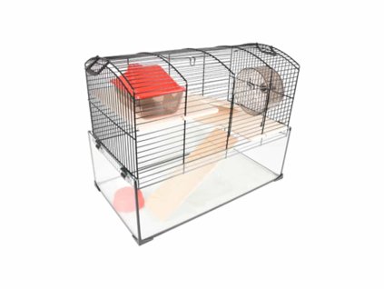 Klec FLAMINGO Vitru 1  černá 52x29x40cm (DOPRODEJ)