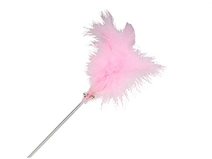 Hračka pro kočky O´LALA PETS - škádlítko plastové růžové č.5 (S) 25cm (DOPRODEJ)