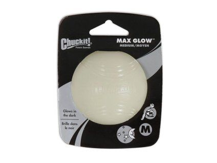 Míček CHUCKIT! Max Glow (M) 6,5cm