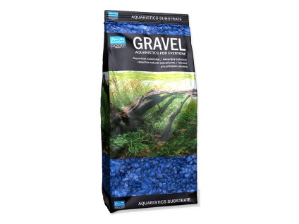 Akvarijní písek AQUA EXCELLENT modrý 3-6mm (1kg) (DOPRODEJ)