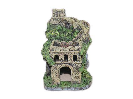 Dekorace RESUN PO-035 starý hrad 11x11x14,5cm (DOPRODEJ)