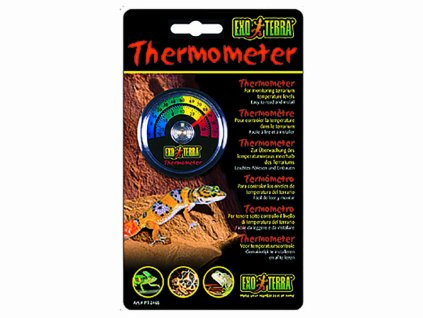 EXO TERRA samolepící terarijní teploměr 5,5cm (DOPRODEJ)