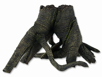 Dekorace AQUA EXCELLENT - dutý pařez (S) 16,5x12,5x10,4cm (DOPRODEJ)