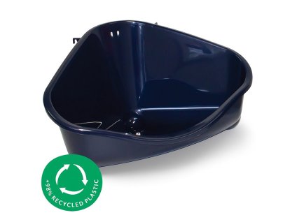 Rohový záchod TOMMI Pets Corner Tray pro hlodavce (L) 49cm (MIX BAREV)