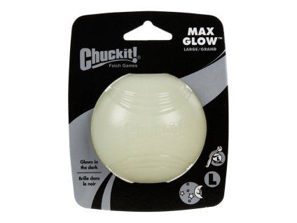 Míček CHUCKIT! Max Glow (L) 7,5cm