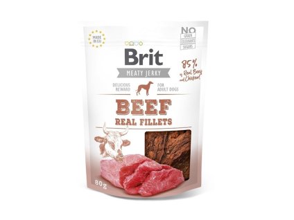 BRIT Jerky Beef Fillets 80g