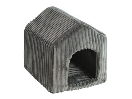 Iglú O´LALA PETS Bouda Stripe šedé 42x40x40cm
