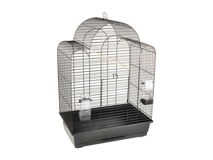Klec pro ptáky FLAMINGO Budgie Runa černá 54x37x75cm