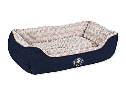 Pelech SCRUFFS Wilton Box Bed modrý (L) 75x60cm