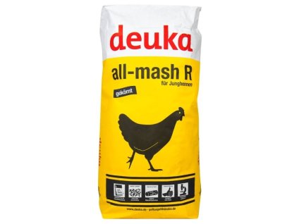 DEUKA all-mash R gek. o. Cocc. (kuřice od 8. týdne) 25kg