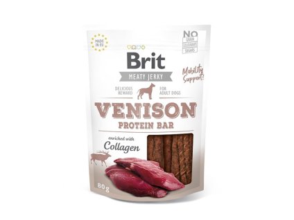 BRIT Jerky Venison Protein Bar 80g