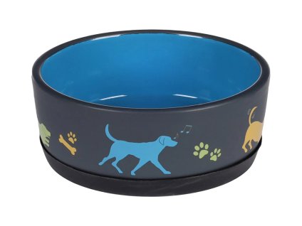 Keramická miska FLAMINGO Cori modrá 14x14x5,5cm (500ml) (DOPRODEJ)