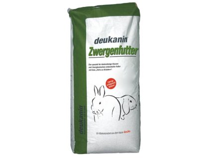 DEUKA Zwergenfutter (zakrslí a malí králíci) 25kg