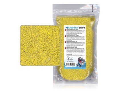 Betta akvarijní štěrk UNIONSTAR Deco žlutý 300g