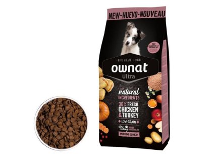 OWNAT Ultra Dog Medium Junior 12kg
