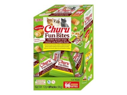 CIAO Churu Cat Fun Bites snack kuře & dýně 96g